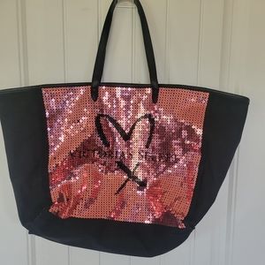 Victoria Secret Love Pink Tote Bling Bag